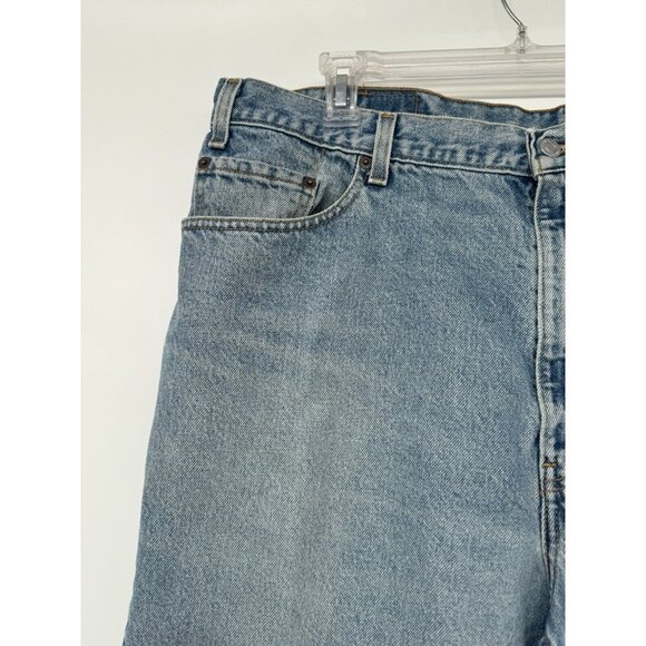 Levis Vintage Mens Straight Leg Relaxed Jeans 42X32 (act 41X32) - Picture 4 of 13